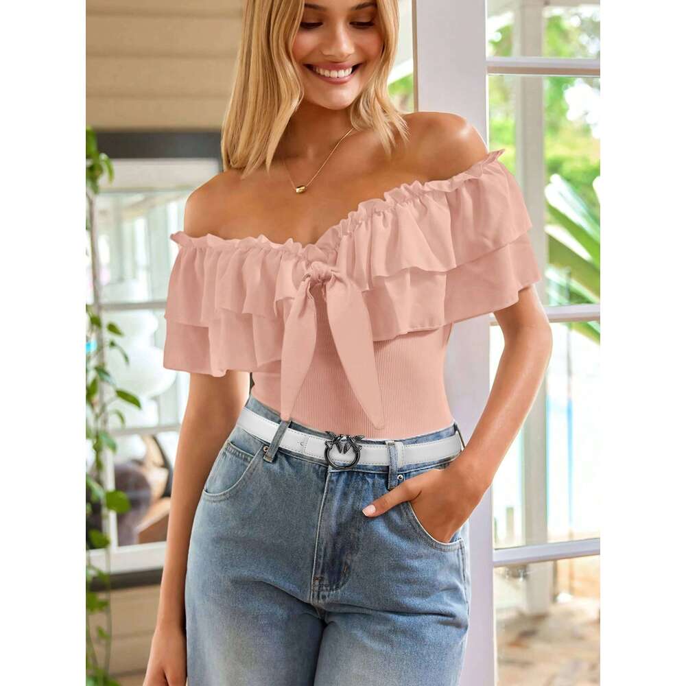 Parisian Women's Belt Fashionable Versatile Plain Pattern Casual Style Accessory for All Seasons Z260226