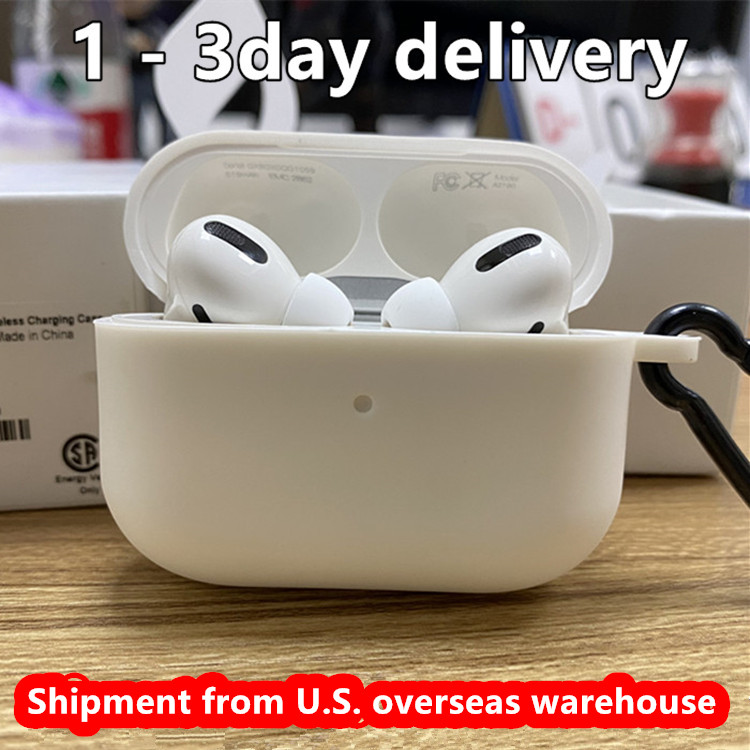 For Airpods pro 2 air pods 4 3 5 Earphones Max Headphones airpod 4 Bluetooth Headphone Accessories Solid Silicone Protective Cover Wireless Charging Shockproof Case