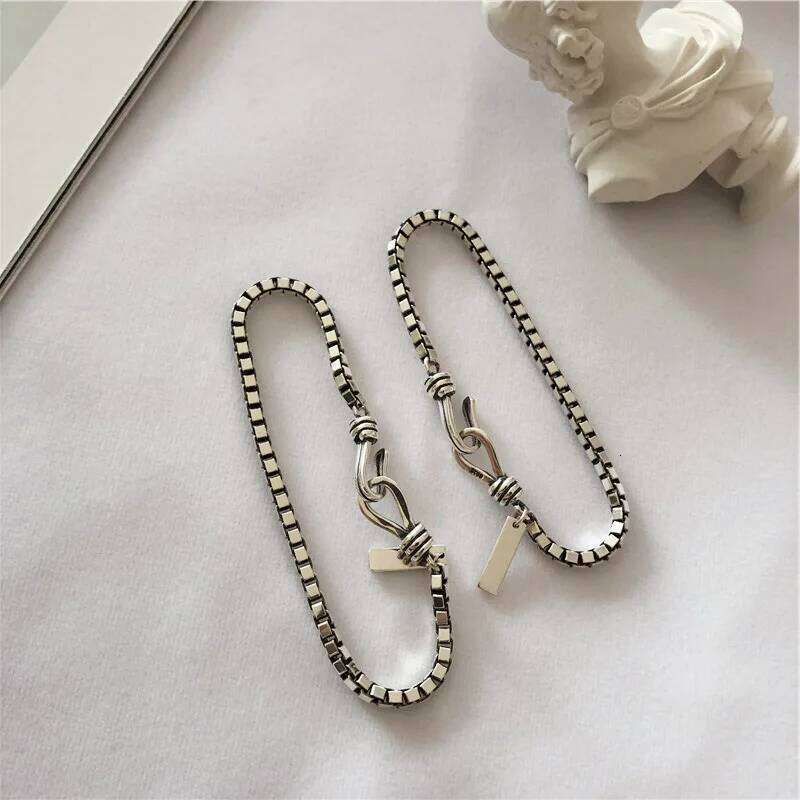 New 925 Sterling Silver Simple Style Charm Geometric Shape Woman Bracelet Birthday Gift Exquisite Accessories Jewelry Z260313