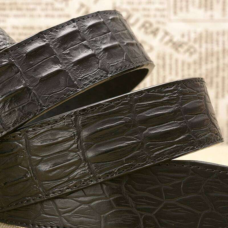 New Style Snake High Quality Genuine Leather Belts Strap Male Retro Cobra Automatic Buckle Belt for Men Z260226