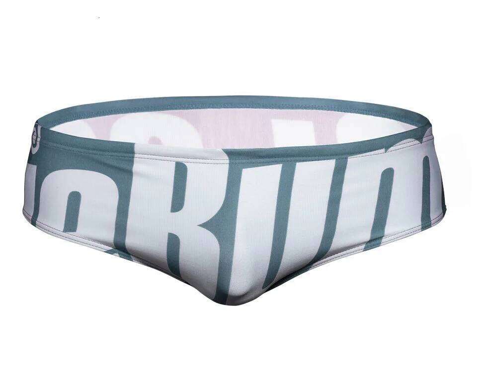 Men Sexy Letter Swimwear Swim Trunks Beach Surfing Shorts Swimming Briefs Z260314