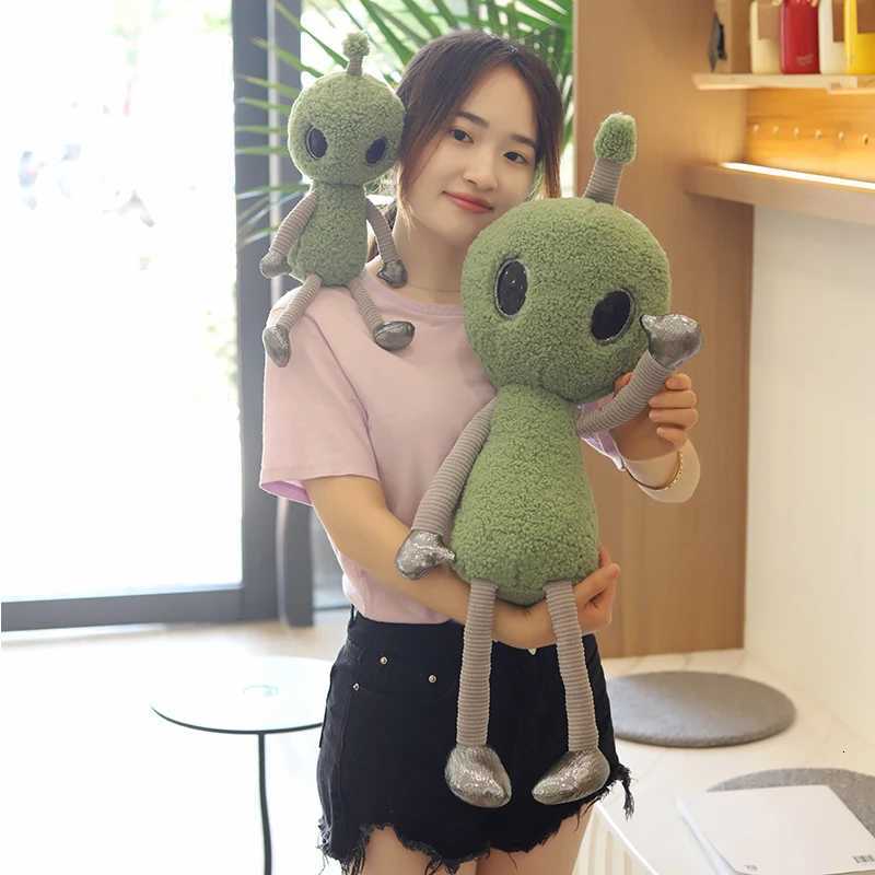 38-68cm Science Fiction Movie Figure Alien Strange Plush Toy Soft Planet Creature ET Stuffed Doll Kids Cartoon Unique Ugly Gift Y260314