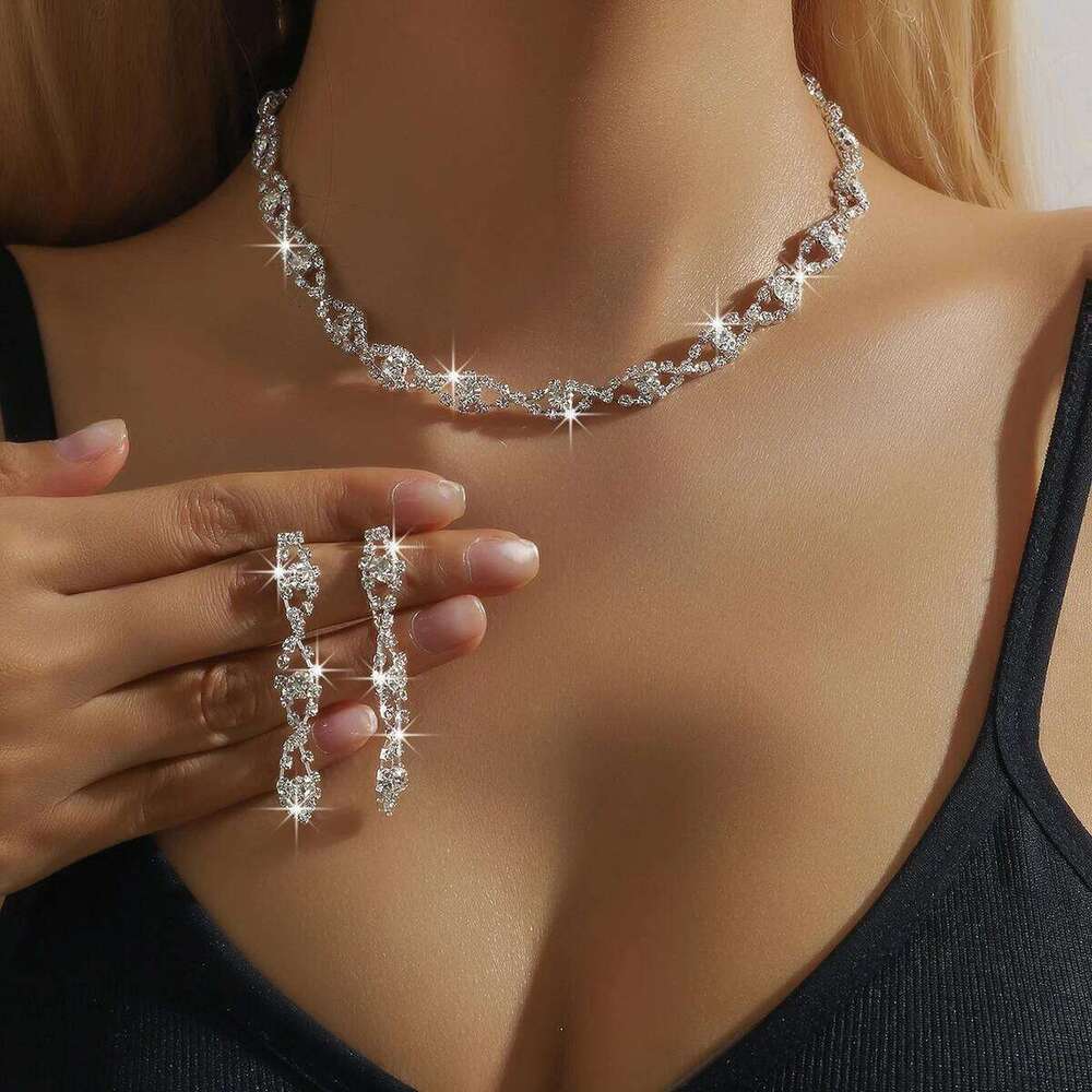 Manufacturer's direct sales of rhinestones, necklaces, earrings, bridal wedding accessories, banquet jewelry Z260313