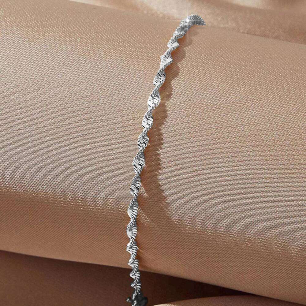 Stainless Steel Simple Chain Bracelet Fashion Bohemian Style Jewelry Party Dinner Friend Gift Suitable For Women's Daily Wear Z260313
