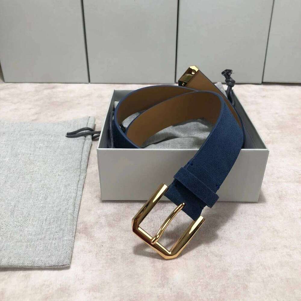 Holiday Gifts Luxury Brand Men's Handmade Top-Grain Cowhide Belt Double-Sided Suede Smooth Leather Casual Formal Versatile Z260226