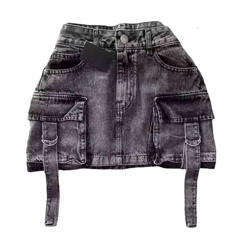 Mini A-Line High Waist Retro Gothic Style Ladies Skirt Summer Women Solid Color Short Dress Women's Clothing Z260314