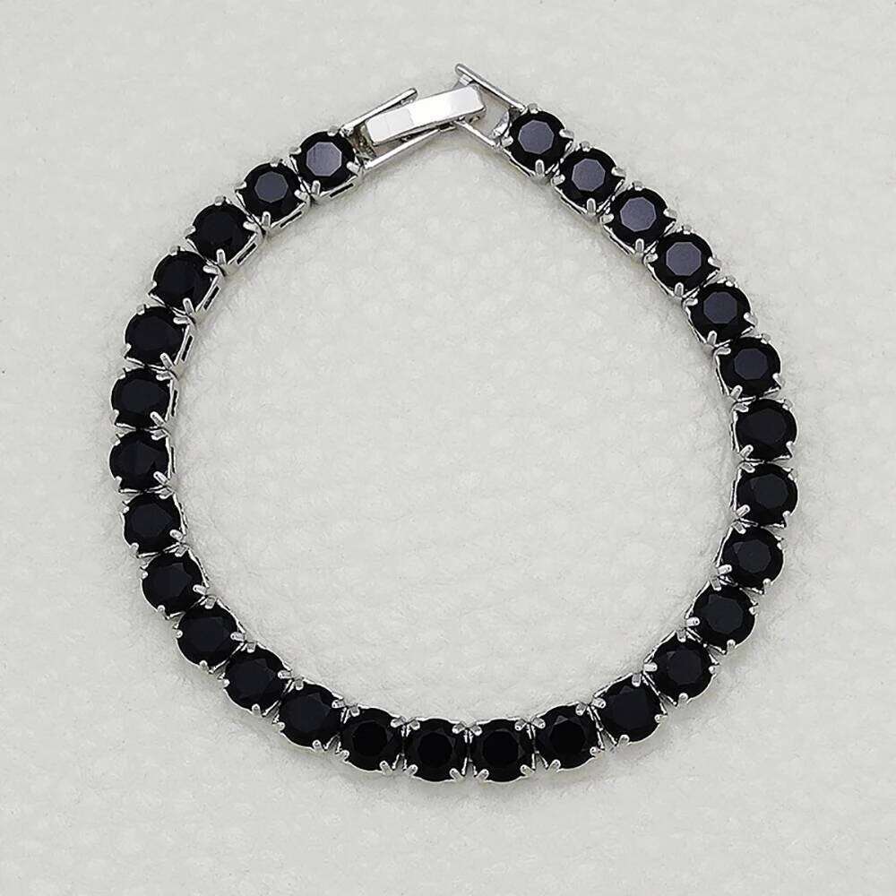 2024 New Arrival Fashion Unique Design Light Black Bracelet Bangle for Women Valentine's Day Gift S5787-black Z260313