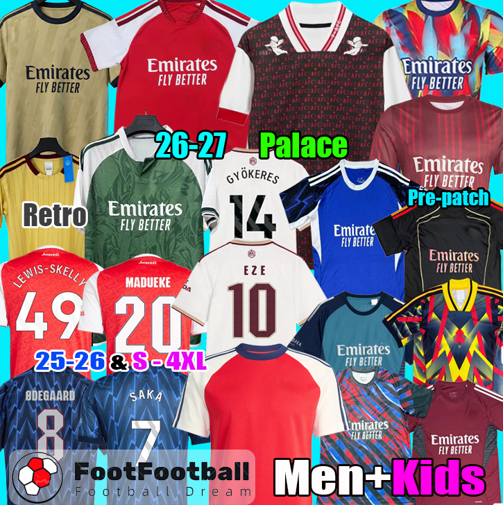 2025 EZE GYOKERES ZUBIMENDI NORGAARD MADUEKE LEWIS SKELLY RICE SAKA football shirt soccer jerseys arsenaalfootball kits 24 25 26 SALIBA G.JESUS ODEGAARD Men Kid tops