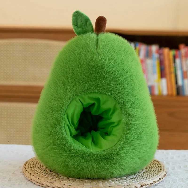 Capybara Avocado Plush Toy Doll Capibala Sleeping Pillow Large Plushie Birthday Gift Kawaii Creative Fruit Rag Doll Cushion Y260314