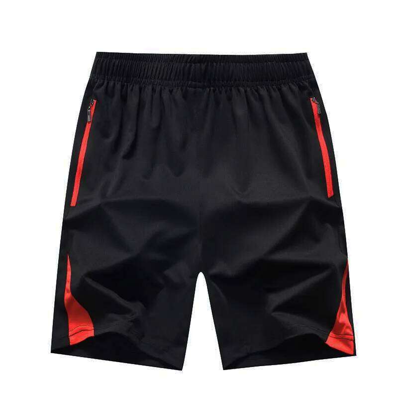 Hot Men's Casual Knitted Ice Silk Sports Shorts Loose Size Fashion Trendy Air Conditioned Pants Z260314