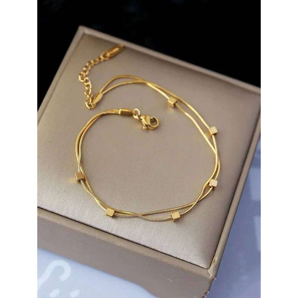 18k Gold Shiny Zircon Flower Bracelet for Women Girl Korean Temperament Exquisite Jewelry Gifts 925 Sterling Silver Plated Z260313