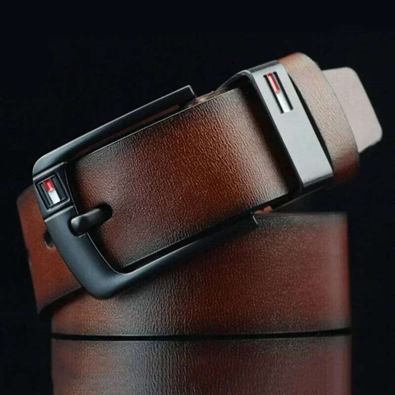 Famous Luxury Brand Belt Men PU Leather Classical Alloy Pins Buckle Waist Belts Punk for Jeans Leisure Waistband Z260226