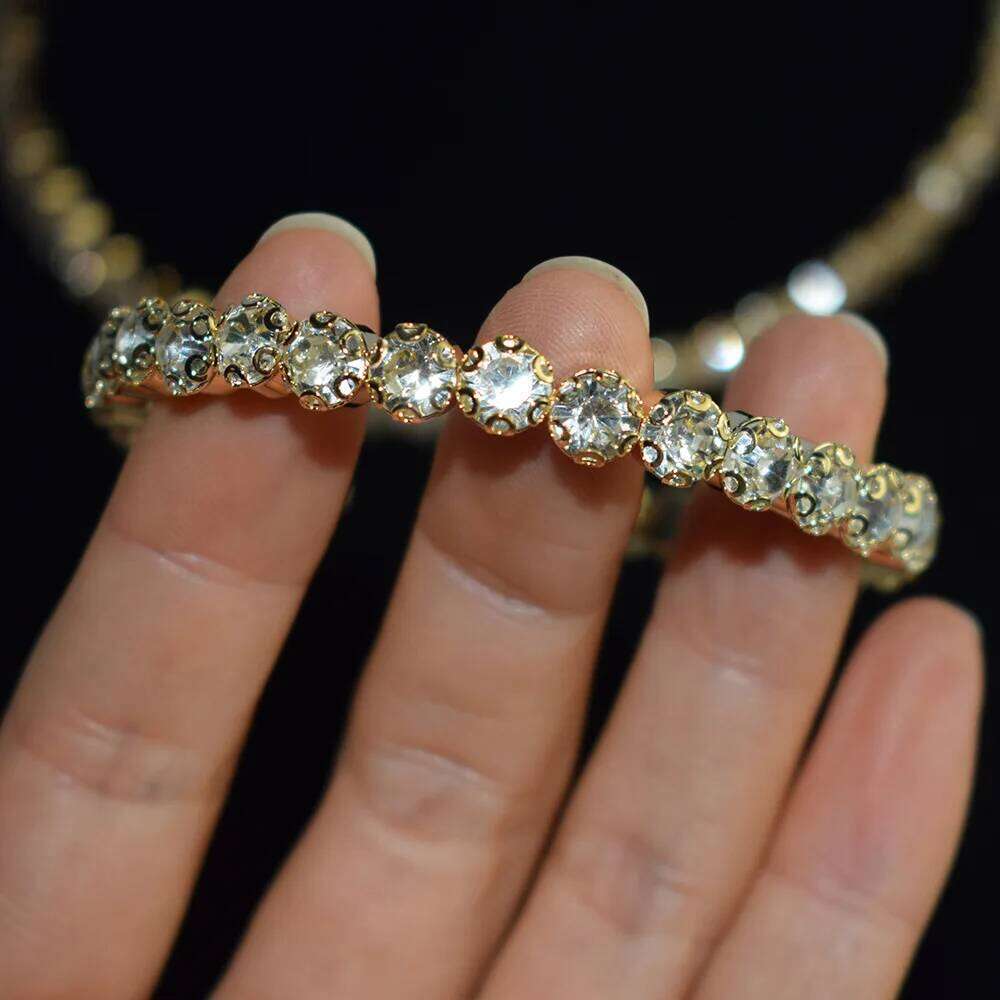 3pcs Luxury Brand Shiny Crystal Beaded Earring Necklace Bracelet for Women Exquisite Wedding Bride Zircon Jewelry Set Gift Z260313