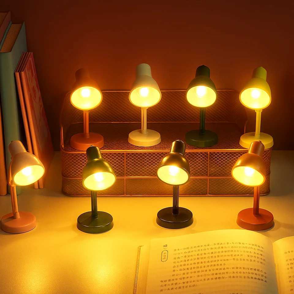 Portable LED Mini Desk Lamp with Clip USB Powered Reading Light for Bedroom Dorm Bed Table Study Night Lamp Y260314