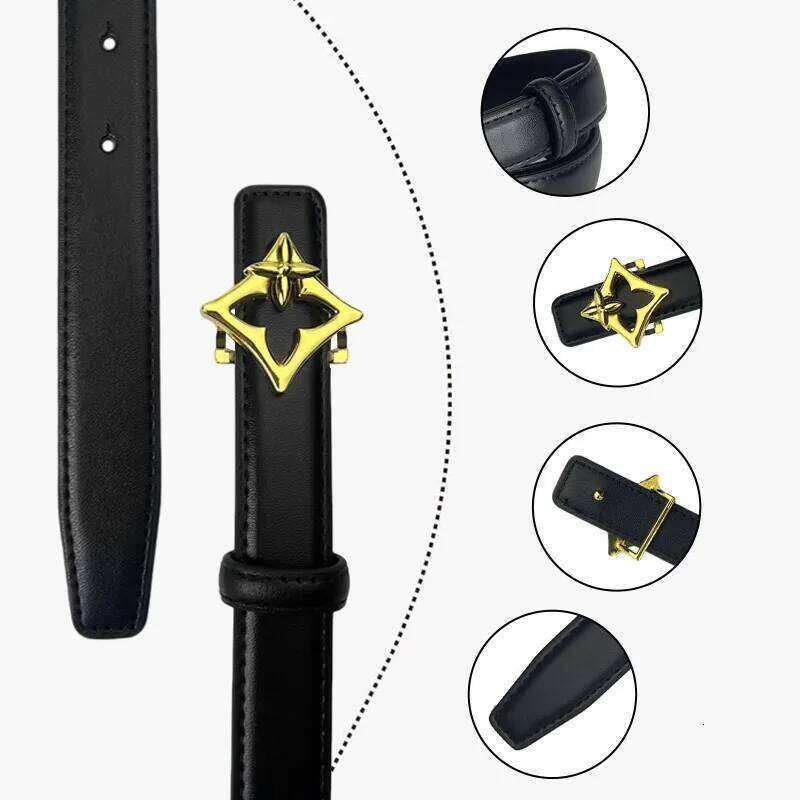 Classic Simple Fashion Plus Size Extended for Dresses and Jeans Korean Style High-End Women's Belt Z260226