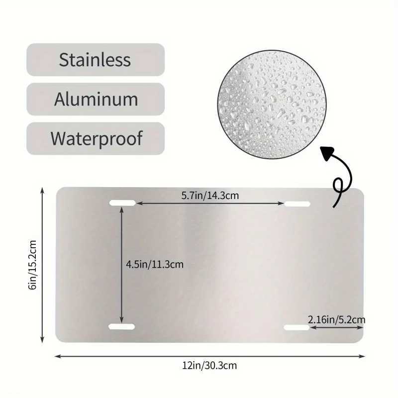 2D Flat 1pc Abu Dhabi Cityscape Aluminum Sign - 6x12 Inch Decorative Metal Car Accessory with Burj Khalifa and Palm Trees D260314