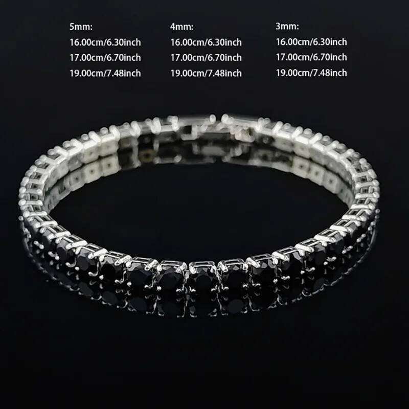 2024 New Arrival Fashion Unique Design Light Black Bracelet Bangle for Women Valentine's Day Gift S5787-black Z260313