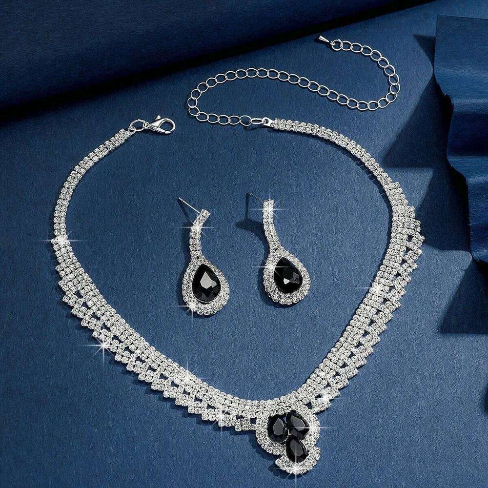 3 Women's Fashion Geometric Necklace Earrings Jewelry Set Suitable for Party and Holiday Gifts Z260313