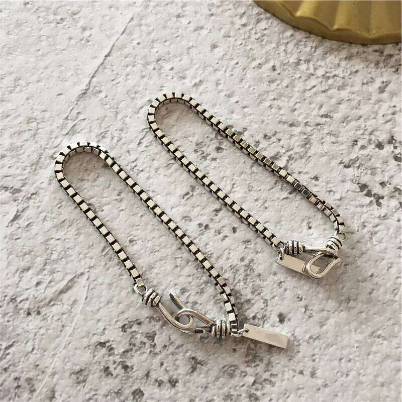New 925 Sterling Silver Simple Style Charm Geometric Shape Woman Bracelet Birthday Gift Exquisite Accessories Jewelry Z260313