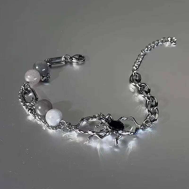 1Pcs High Quality Stainless Steel Spider Bead Splicing Bracelets For Men Women Link Chain Layered Pulseras Unisex Jewelry Gifts Z260313