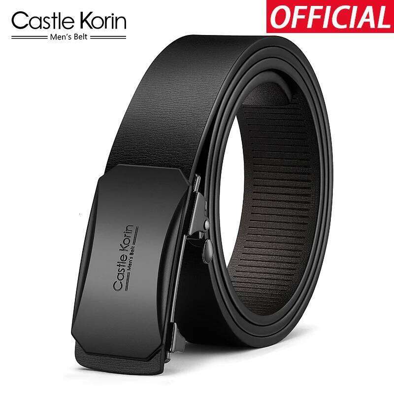 Belt For Men Leather Luxury Brand Fashion Business Top Quality Inner wear Alloy Buckle Mens Belts Z260226