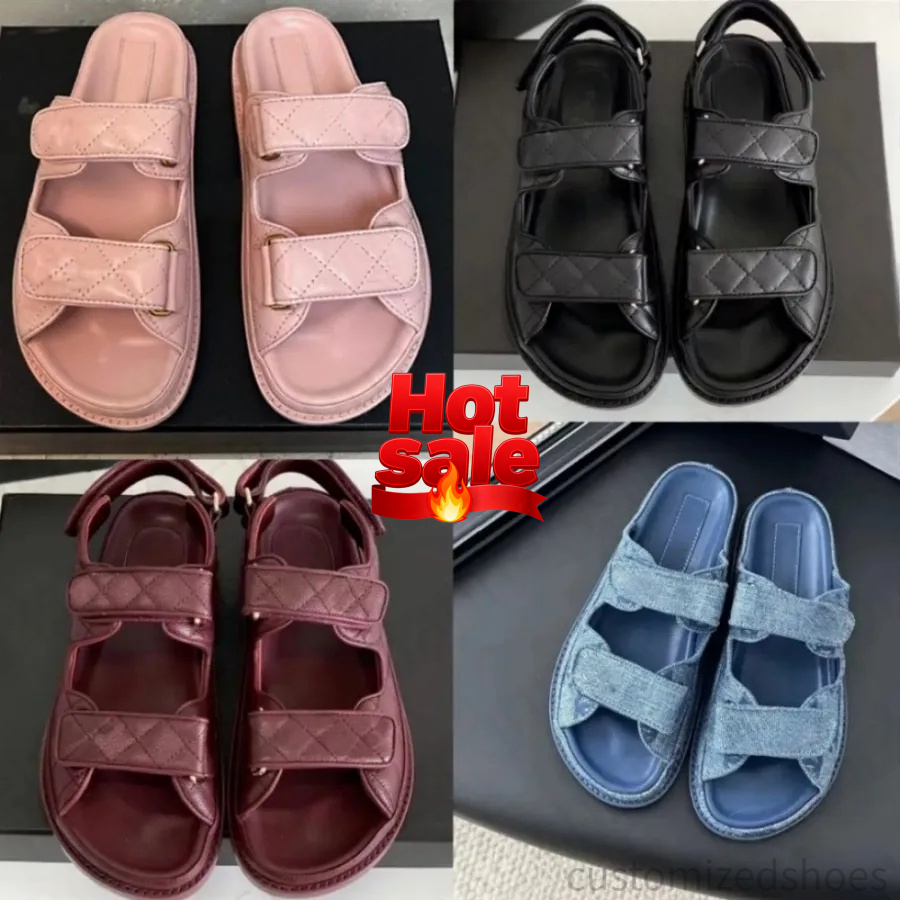 Slippers Sandals designer sandals Designer slides fashion sandals summer slippers luxury womens sandals beach casual designer Outdoor shoes with box size 35 -42