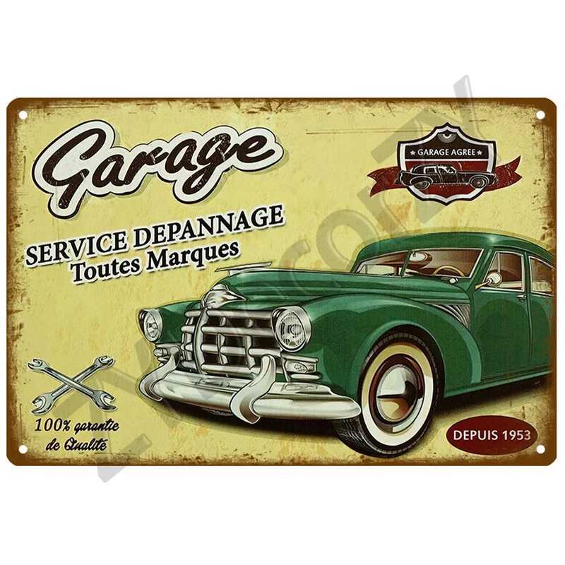 Garage Metal Sign House Plaque Metal Poster Tin Sign Plate Wall Posters Vintage Retro Aesthetic Room Decor Wall Art Decoration D260314