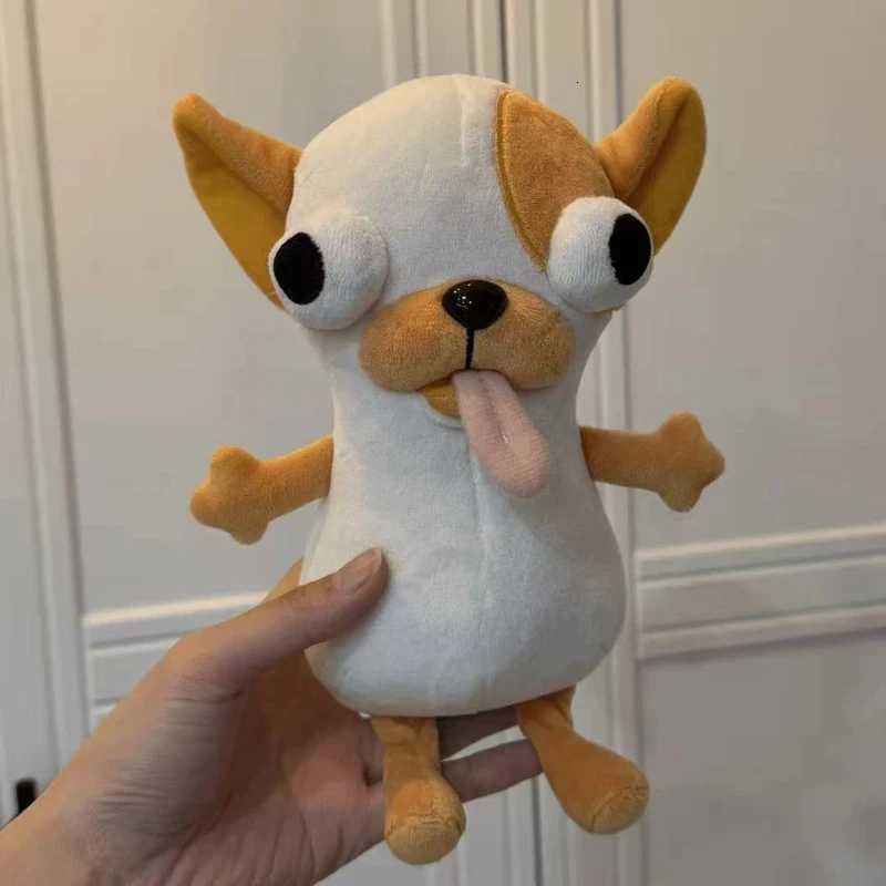 Cute Chihuahua Puppy Plush Toy Figurines Ugly And Abstract Funny Dog Plush Dolls Creative Abstract Stuffed Plush Animal Gifts Y260314