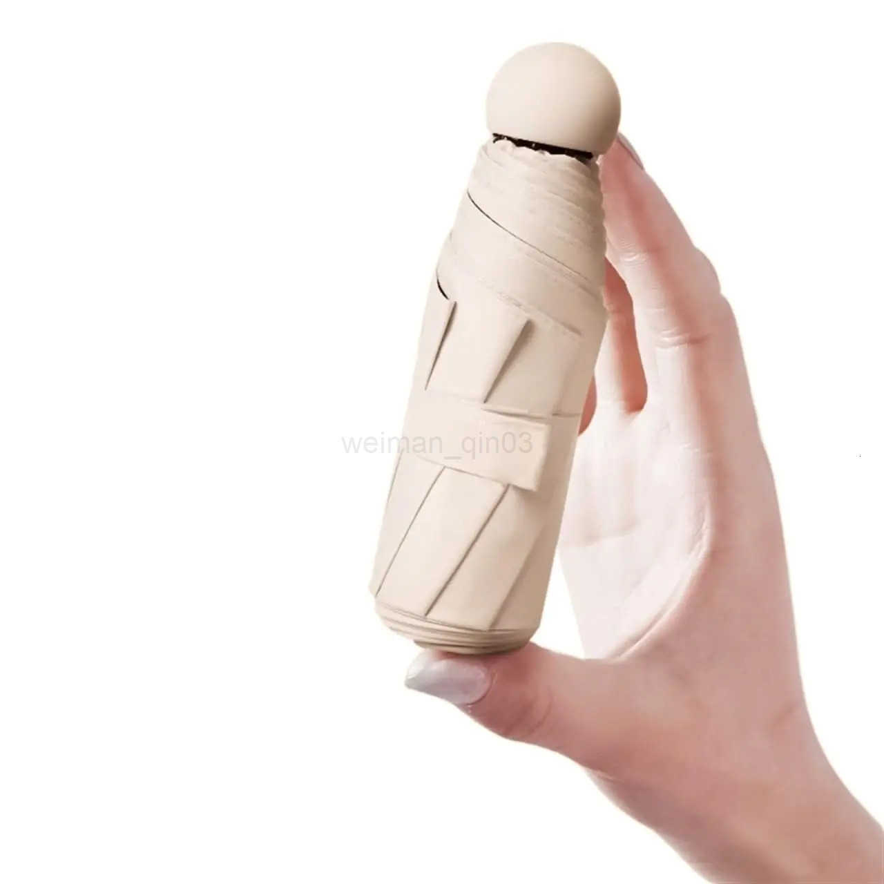 Capsule Umbrella Sunny and Rainy Dualuse Rainproof Wind-resistant Sun Protection Outdoor Traveling Portable Mini Umbrella H260314