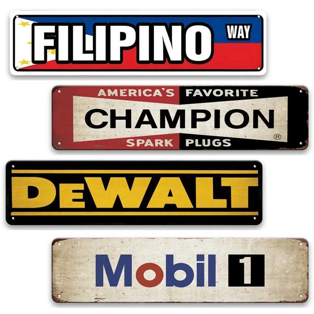 Motor Oil Esso Gulf Metal Sign - Poster - Style Plate for Wall Decor - Perfect for Bars Garage Cafe Club with Nostalgic Charm D260314