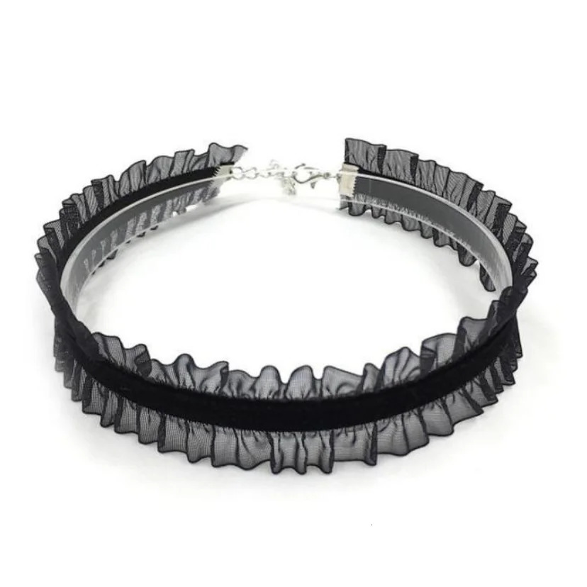 Girl Black Lace Choker Necklace For Women Trendy Neck Chain Collarbone Necklaces Punk Lolita Gothic jewelry For Girls Vintage 260312