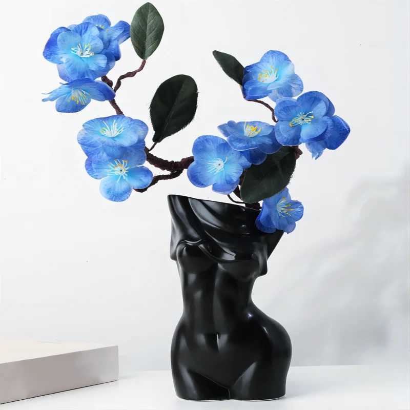 Body vase feminine form Body shape vase Decorative body statue Unique female body vase Womens body vase Ceramic incen Y260314
