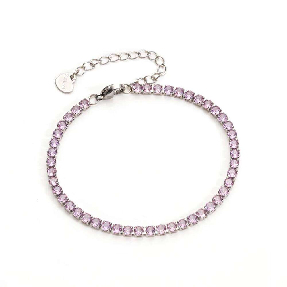 2026 New In Stainless Steel Bracelet For Women Adjustable Tennis Braclet Luxury Zirconia Braslet Girlfriend Gift Pulsera Femme Z260313