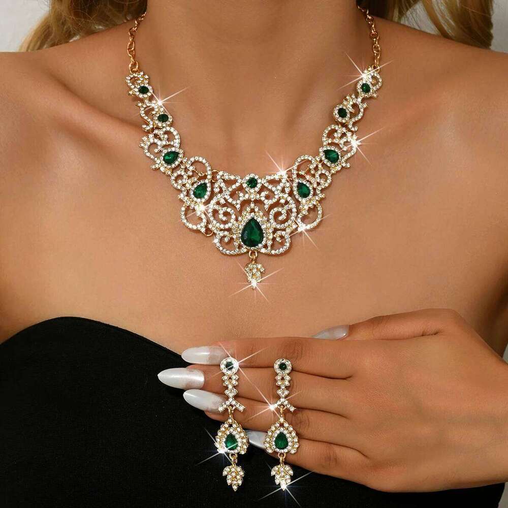 Retro high-end luxury socialite style two-piece set, cross-border best-selling new accessories Z260313