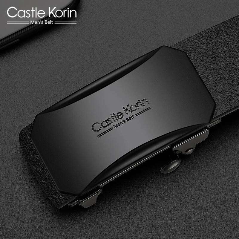 Belt For Men Leather Luxury Brand Fashion Business Top Quality Inner wear Alloy Buckle Mens Belts Z260226