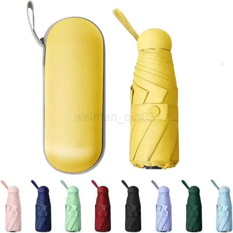 Sun Umbrella Small and Portable Capsule Umbrella Female Sun and Rain Dual Use Sun Umbrella H260314