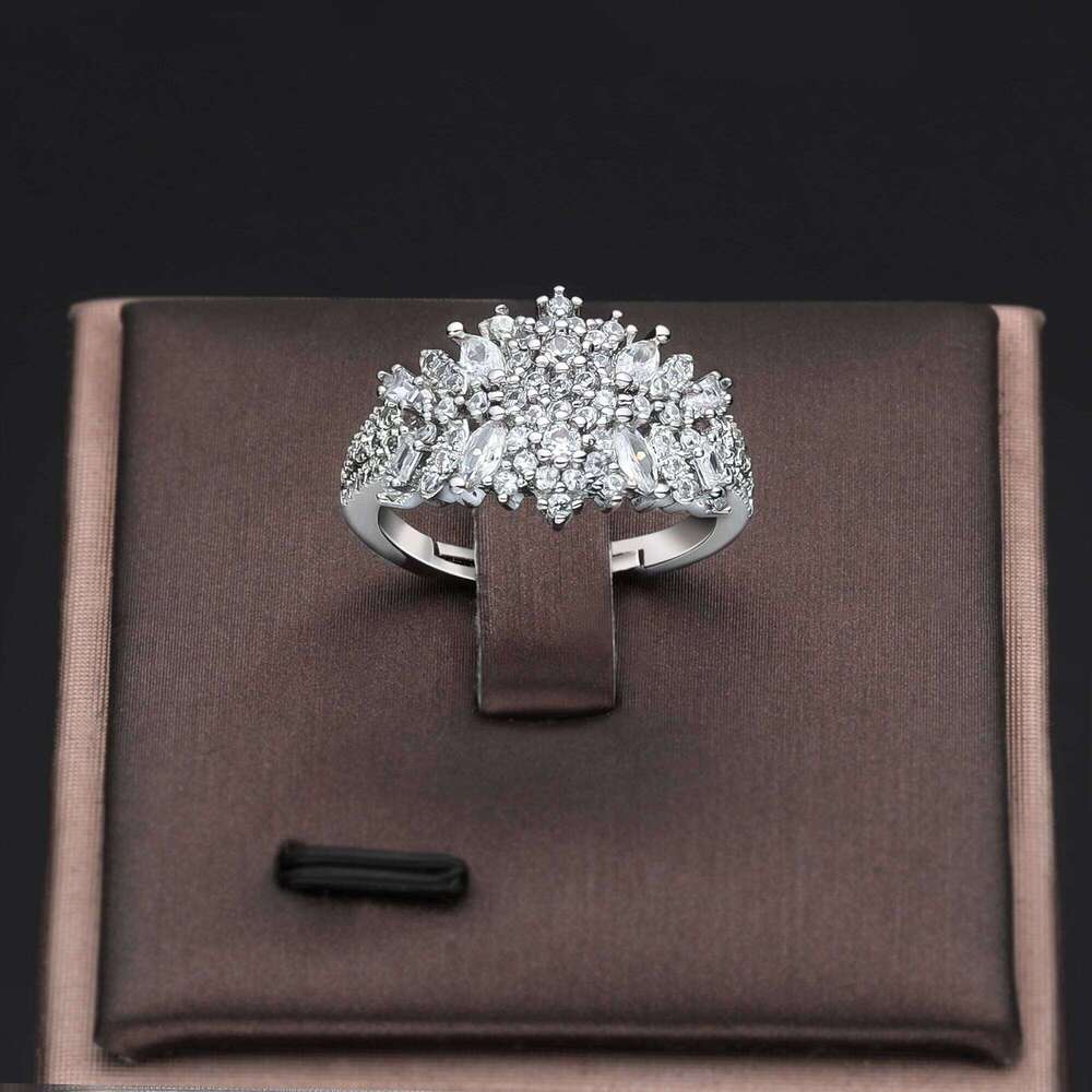 4 pieces bride zirconia full of women's party jewelry, Dubai Nigeria CZ luxury crystal wedding necklace set Z260313