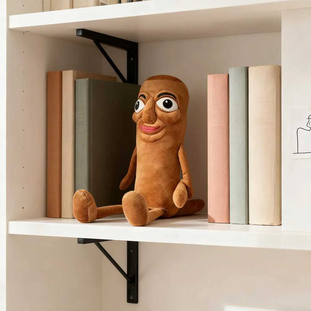 Sausage Man Plush Toy Funny Face Stuffed Animal with Unique Design Soft Huggable Novelty Gift for Teens Adults Y260314