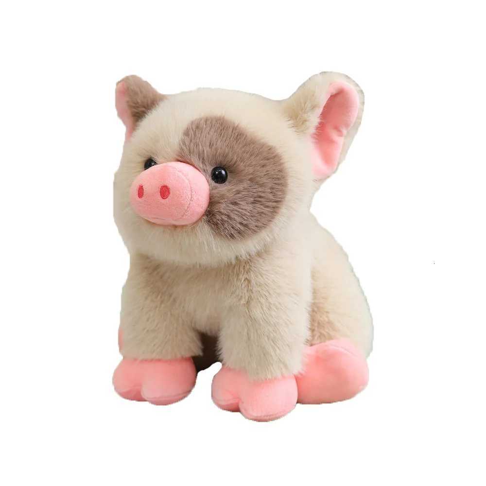 20cm Mini Piglet Plush Toy White Teacup Pig Stuffed Farm Animal Piggy Soft Dolls Birthday Presents Cuddle Christmas Plushie Gift Y260314