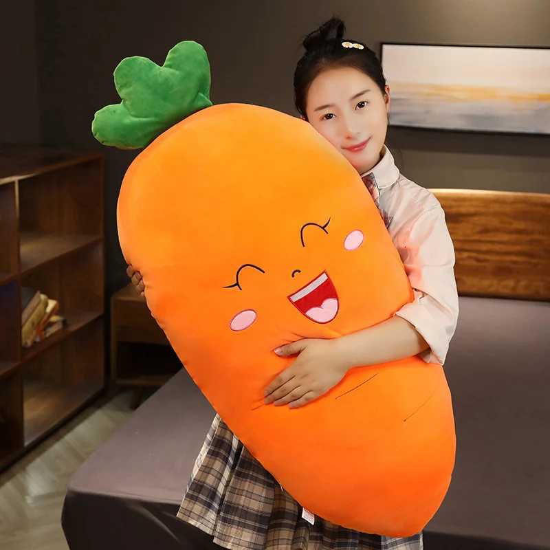 New Cartoon Smile Carrot chili corn Plush toy Cute Simulation eggplant Carrot Pillow Dolls Stuffed Soft Toys for Children Gift Y260314