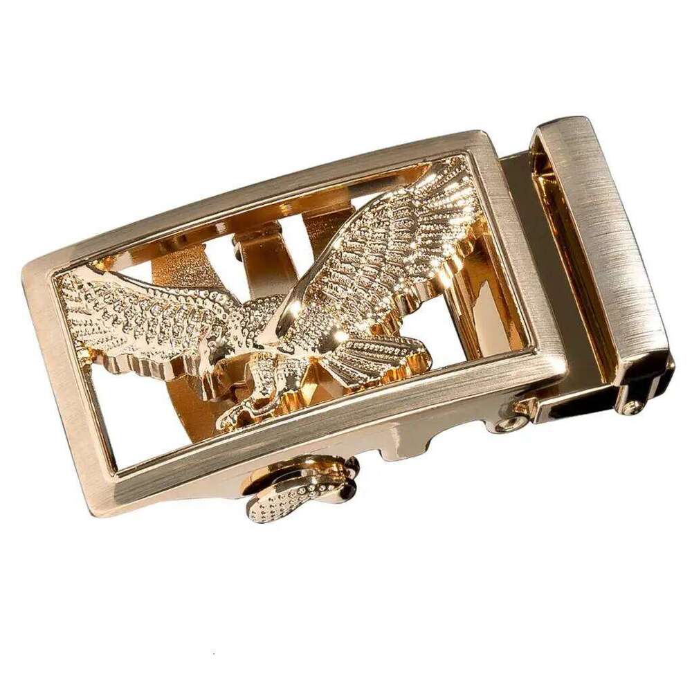 Gold Silver Automatic Buckles Mens Belts Black Leather Men Dress Jeans Belt Ratchet Sliding Waist Straps Wedding Business Z260226