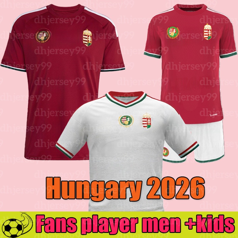 Hungary 2026 World Cup Home away soccer jerseys men kids football shirts kits boys sets