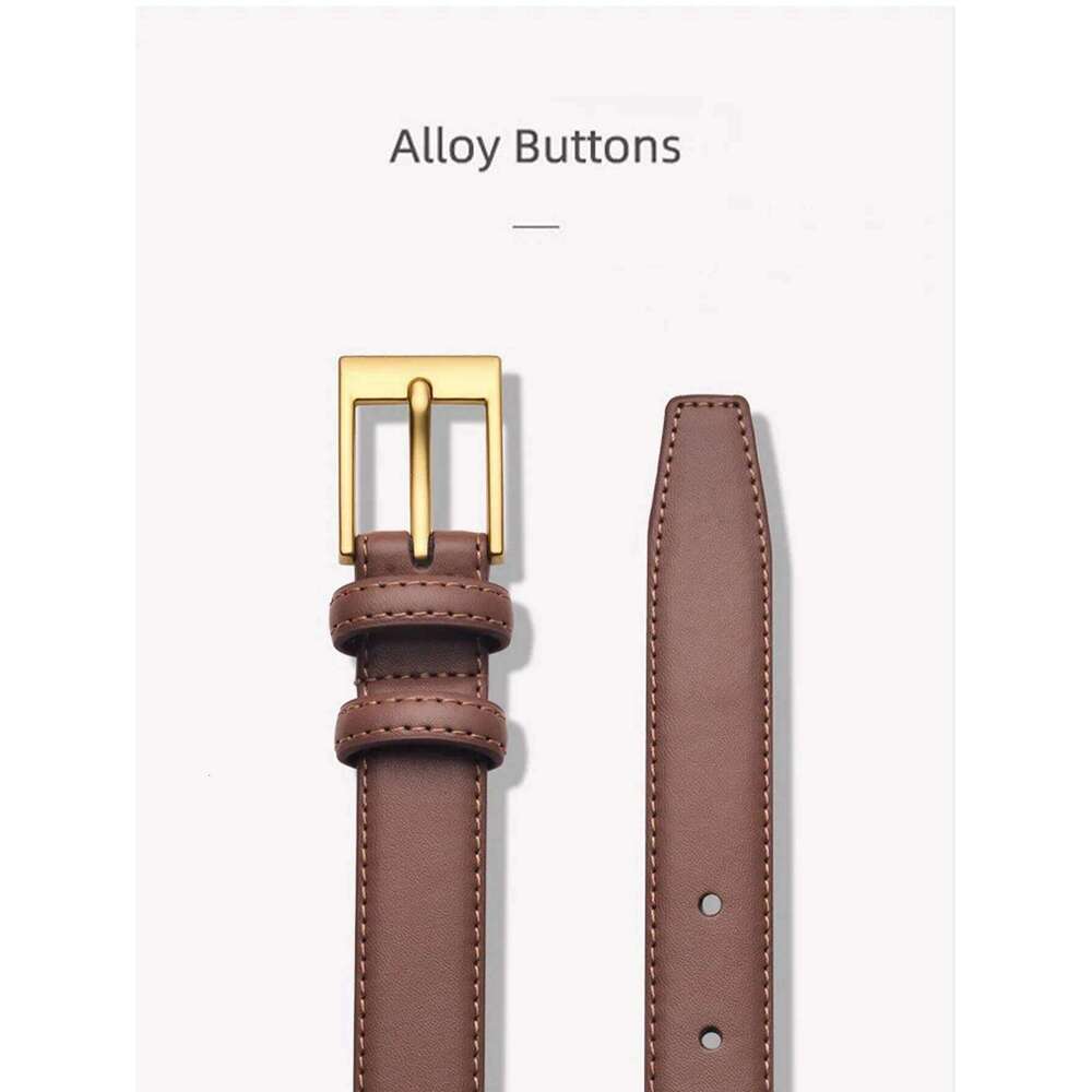Women's Fashion High-quality Pin Buckle Genuine Luxury Soft PU Leather Belt Women Pair with Pants JeansIdeal Gift Z260226