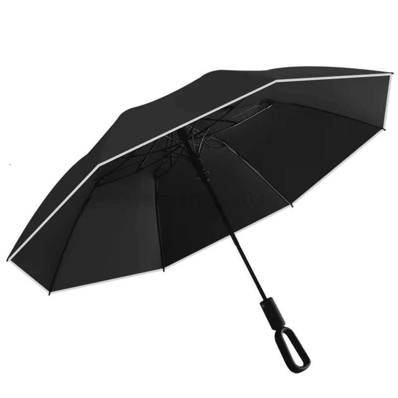 High end two fold loop buckle hook for mens automatic folding oversized Japanese and Korean style umbrellas H260314