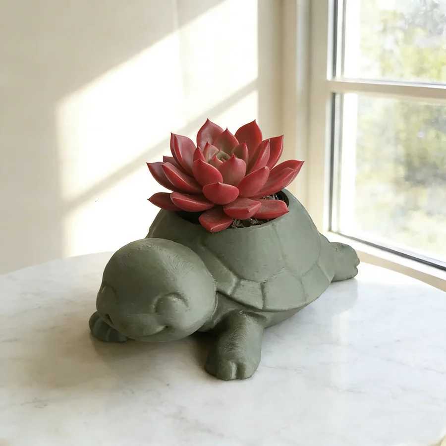 Cute Animal Succulent Planter Garden Sculpture Pot Creative 3D-Printed Gift for Nature Lovers Suitable for Friends and Family Y260314