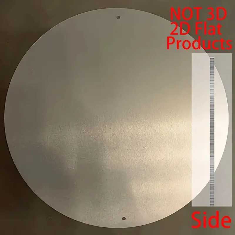 Vintage Durable Waterproof 8x8 Inch Round Aluminum Wall Art - 2D Flat Gas Pump Metal Sign with Classic Car Design D260314