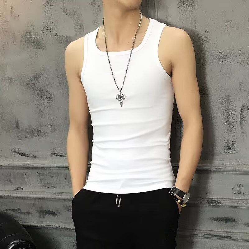 Fashionable Comfortable Vest For Men Summer Thin Breathable Sleeveless Vest Men Summer Designer T-shirt New Designer Hoodie Slim Polo Fit Sports Vest Men
