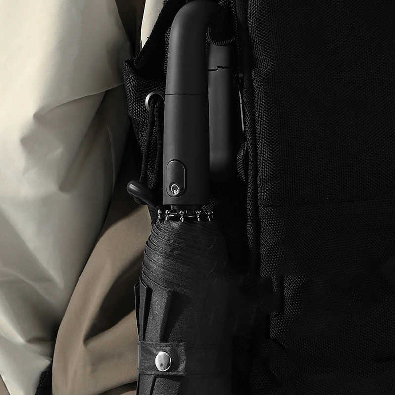 20 ribbed buckle design fully automatic mens and womens folding super large and strong sunshade double umbrella sun umbrella H260314