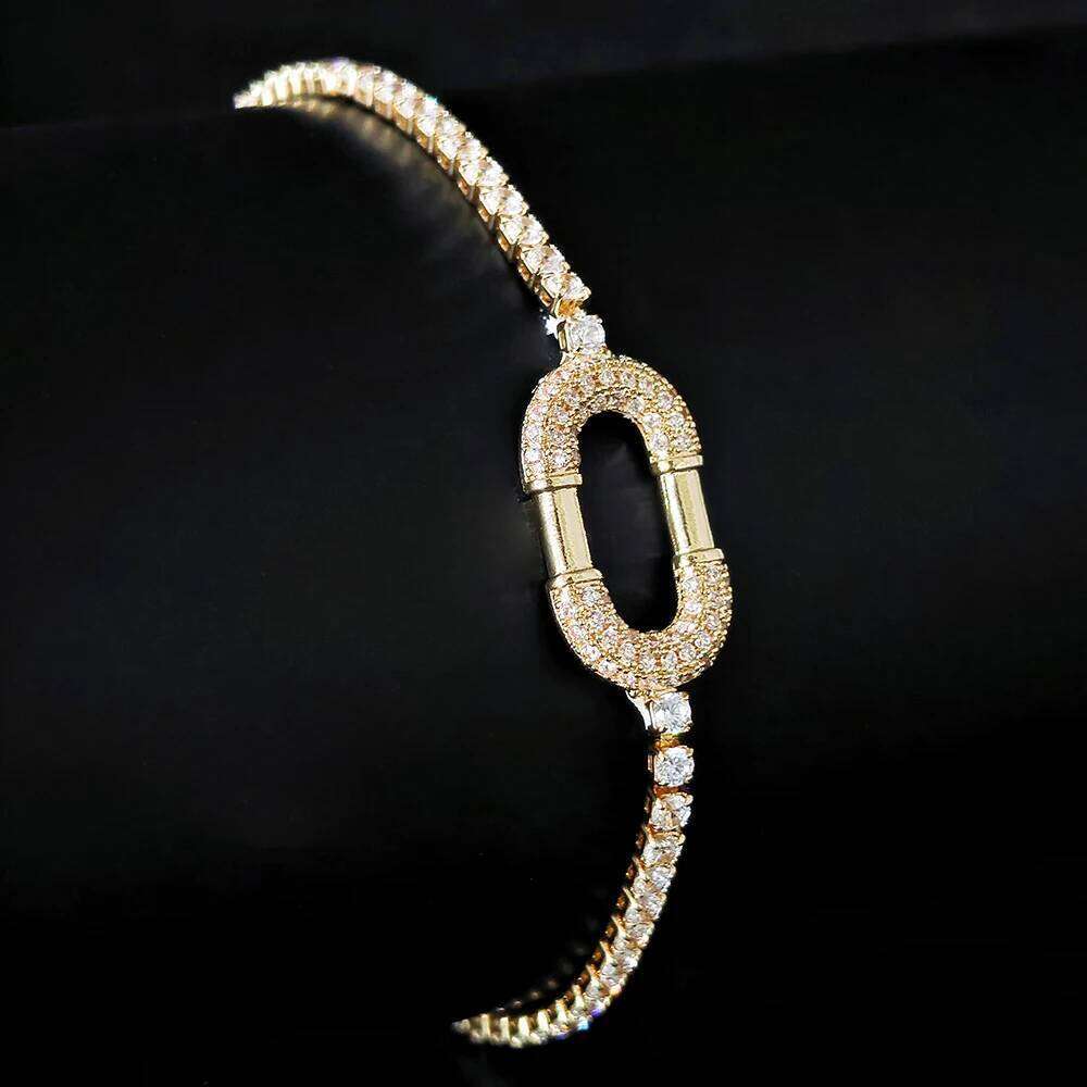 2024 New Arrival Best Sellers Fashion Luxury Gold Color Lock Bracelet Bangle for Women Anniversary Gift S8424 Z260313