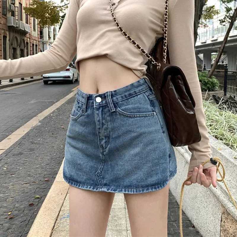 Summer s High Waist Slim Fit Denim Skirts Classic Hot Sale Lady Thin Mini Skirts Women Trendy Fashion Jeans Dress M260314